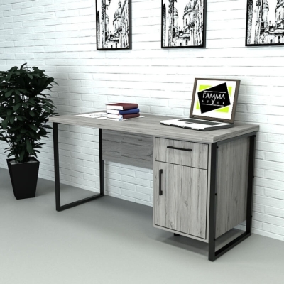 Офисный стол лофт СПЛХ-4 (600x1390x765) Хортица Гамма стиль (V23277)