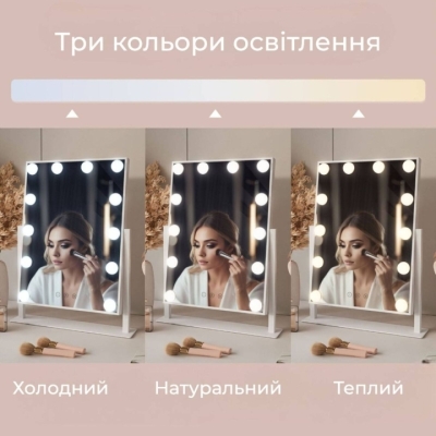 Настольное зеркало Art in Head Bella 36х47.5 см Белый (IN02060600230)