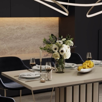 Стол-трансформер Art in Head Oxford 820*1600*750 Кашемир / Графит серый (TB34140700000 )