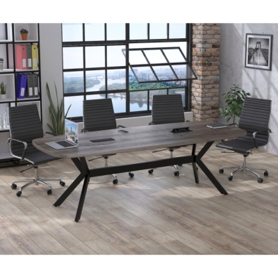 Купить Стол для переговоров Академия Loft Design Дуб Палена С розетками. Фото