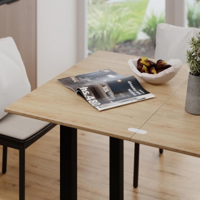 Стол-трансформер Art in Head Dinner 900x750x600 Дуб Арена светлый / Венге (TB15262600200)