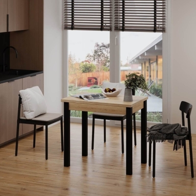 Стол-трансформер Art in Head Dinner 900x750x600 Дуб Арена светлый / Венге (TB15262600200)