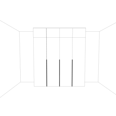 Шафа індивідуальна (2300мм x 600мм x 2630мм)