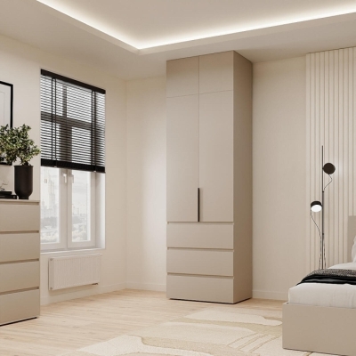 Шкаф распашной с антресолью №2 Art In Head Light 800x2500x500 Кашемир (A1LT12140000000)