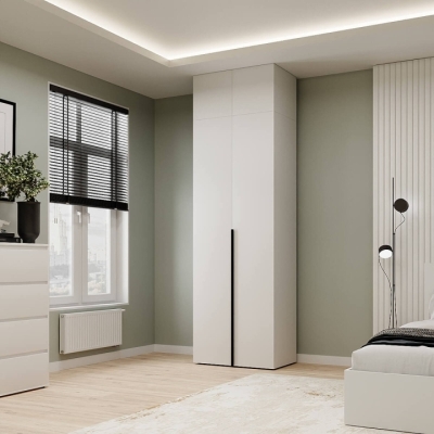 Шкаф распашной с антресолью №1 Art In Head Light 800x2600x500 Белый бриллиант (A2LT11010000000)