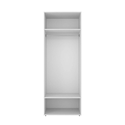 Шкаф распашной с антресолью №1 Art In Head Light 800x2600x500 Белый бриллиант (A2LT11010000000)