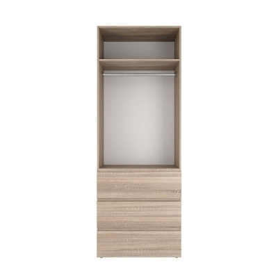 Шкаф распашной с антресолью №2 Art In Head Light 800x2600x500 Дуб Сонома светлая (A2LT12130000000)
