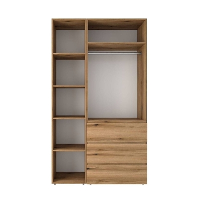 Шкаф распашной комбинированный с антресолью №2 Art in Head Light 1200х2500х500 Дуб Эвок прибрежный (A1LTK0210000000)