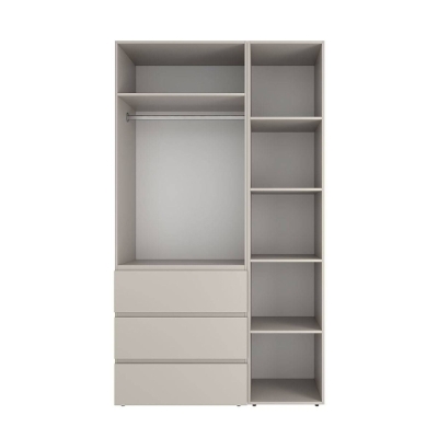 Шкаф распашной комбинированный с антресолью №2 Art in Head Light 1200х2500х500 Кашемир (A1LTK0214000000)