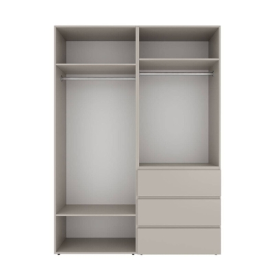 Шкаф распашной комбинированный с антресолью №5 Art in Head Light 1600х2500х500 Кашемир (A1LTK0514000000)