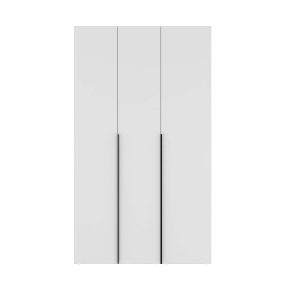 Шкаф распашной комбинированный с антресолью №12 Art in Head Light 1200х2500х500 Белый бриллиант (A1LTK0121000000)