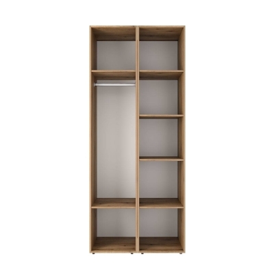 Шкаф распашной комбинированный с антресолью №13 Art in Head Light 800х2500х500 Дуб Эвок прибрежный (A1LTK01310000000)