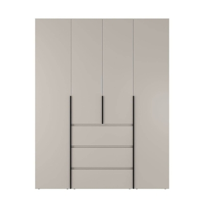 Шкаф распашной комбинированный с антресолью №1 Art in Head Light 1600х2600х500 Кашемир (A2LTK0114000000)