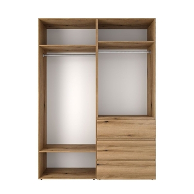 Шкаф распашной комбинированный с антресолью №5 Art in Head Light 1600х2600х500 Дуб Эвок прибрежный (A2LTK0510000000)