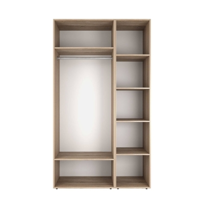 Шкаф распашной комбинированный с антресолью №12 Art in Head Light 1200х2600х500 Дуб Сонома светлая (A2LTK01213000000)