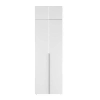 Шкаф распашной комбинированный с антресолью №13 Art in Head Light 800х2600х500 Белый бриллиант (A2LTK0131000000)