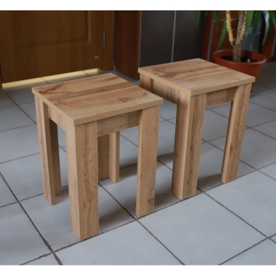  Табурет Дуб Аппалачи 2шт (320x320x450) Гамма стиль 