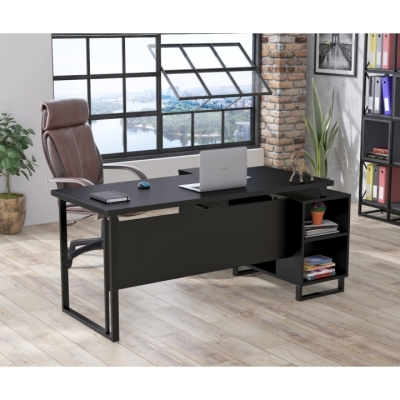 Стол руководителя Нотариус Loft Design Черный ST7
