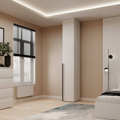 Пенал закрытый с антресолью №2 Art in Head Light 400х500х2600 Белый бриллиант (A2LT09010000000)