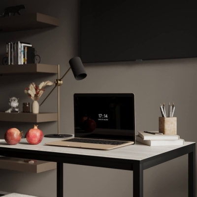 Письменный стол Art in Head Brevity Loft mid 900×750×670 Сосна Натти / Чёрный (TB02350000030)