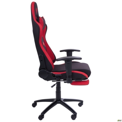 Кресло VR Racer Textile Craft черный/красный