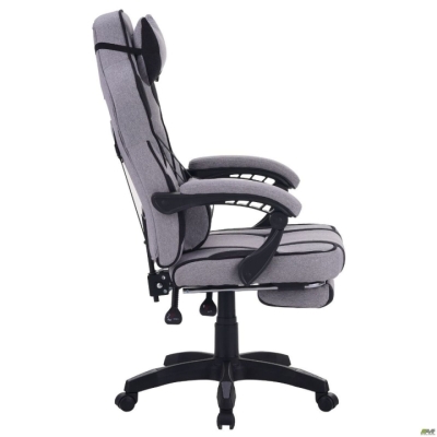 Кресло геймерское VR Racer Textile Webster Cерый/черный