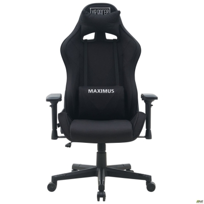 Кресло VR Racer Textile Maximus ткань черная/черный
