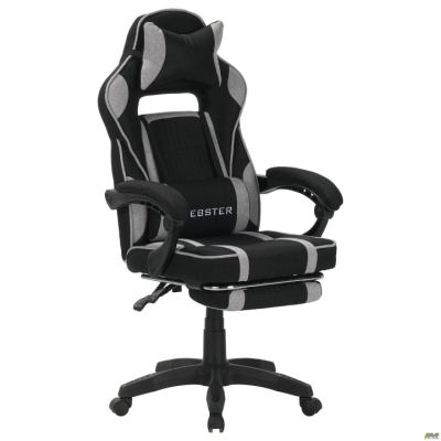 Кресло геймерское VR Racer Textile Webster черный/серый