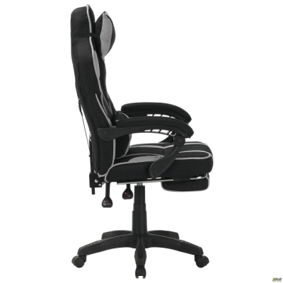 Кресло геймерское VR Racer Textile Webster черный/серый