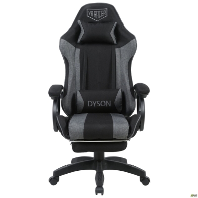 Кресло геймерское VR Racer Textile Dyson черный-темно-серый