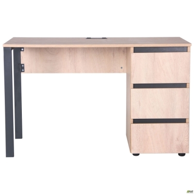Стол компьютерный Pluto ST R (1200х600х750Н) Антрацит/Черный графит