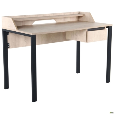 Стол компьютерный Pluto Top SH (1380х600х750Н) Антрацит/Черный графит