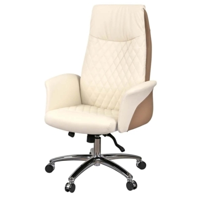 Кресло АКЛАС Ай-Петри CH ANF (PU Beige 2572/PU Brown 2574)