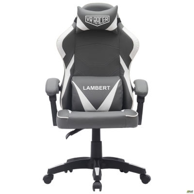 Кресло геймерское VR Racer Dexter Lambert серый/белый