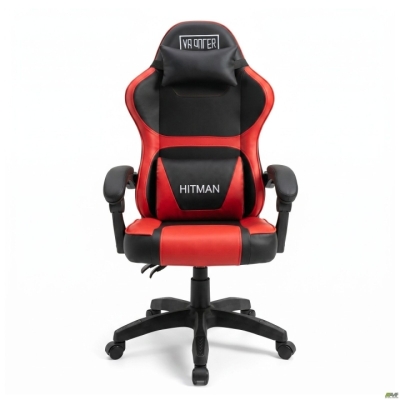 Кресло геймерское VR Racer Dexter Hitman черный/красный
