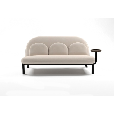 Диван Soft Lounge зі столиком Belfast 01/Чорний 155x82x80