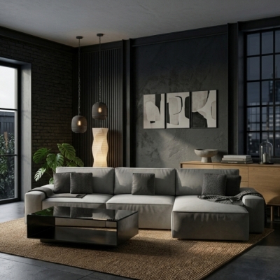 Розкладний кутовий диван Loft 1 350х160х80