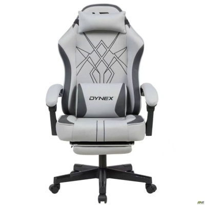 Кресло геймерское VR Racer Textile Dynex серый-черный